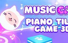 Music Cat! Piano Tiles Game 3D